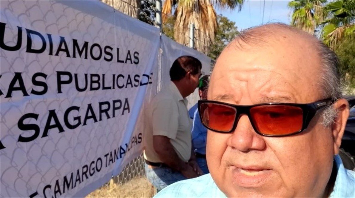 EXPRESA. El productor agrícola y secretario de la Asociación de Agricultores de Miguel Alemán, Guadalupe Barrera Barrera, manifestó su inconformidad por la reducción del presupuesto para el 2017.