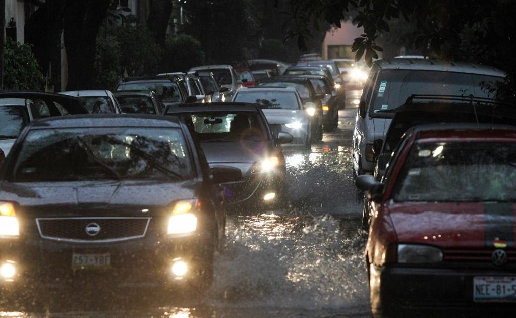 Autoridades de la Ciudad de México han declarado una alerta para la población en general, ante los efectos causados por la tormenta registrada la tarde de este miércoles en la capital. Foto: Cuartoscuro.com