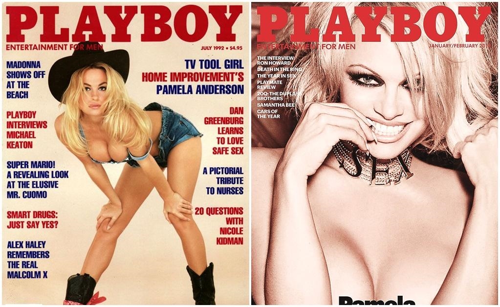 Pamela Anderson, ícono sexual de la revista en los años noventa, cautivó a Hefner y lo inspiró a llevar su idea de revista a la televisión. Foto: Archivo