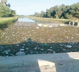 Afecta contaminación aguas del canal Rodhe