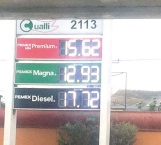 Sigue  subiendo  el precio  de gasolina