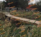 Grave riesgo representa puente peatonal en Río Bravo