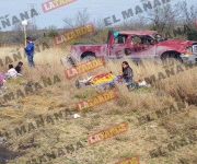 Volcadura en carretera Ribereña: 1 muerto y 7 lesionados