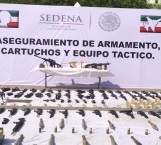Sube a 220 armas el golpe al crimen en operativos de la Sedena
