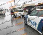 Choque en carretera a Monterrey deja dos lesionados