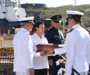 Encabeza Peña Nieto botadura de la Patrulla Oceánica ARM  Reformador