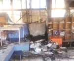 Incendian con gasolina 3 aulas en Matamoros
