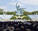 Conmemoran 71 años del bombardeo atómico a Nagasaki