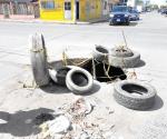 Claman tapar bache en la Leal Puente