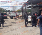 Inicia operativo de revisión de yonkes en Reynosa, para detectar vehículos robados