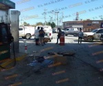 Ejecutan a sujeto en gasolinera rumbo a Río Bravo