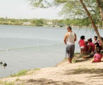 Redoblan vigilancia en las márgenes del río Bravo en La Playita estas vacaciones