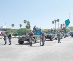 Rotación normal la salida de Fuerzas Federales en Reynosa