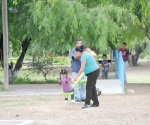 Festejan familias Día del Niño en el Parque Cultural
