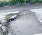 Se abre boquete en la colonia Aztlán