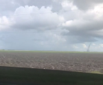 Pega tornado en área rural de San Fernando, sin causar daños