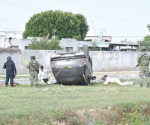 Pistolero detenido en choque