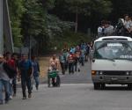 Despliega México operativo para contener la caravana de migrantes hondureños