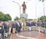 Reducido homenaje de la Expropiación Petrolera en Reynosa