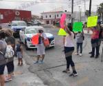 Protestan en Seguridad Pública; exigen liberación de su familiar