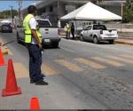 Mantienen filtros sanitarios en puentes internacionales