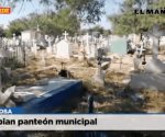 Limpian y desmontan panteón municipal