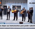 Músicos dejan sus instrumentos para poder subsistir