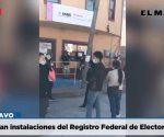 Abarrotan instalaciones del Registro Federal de Electores