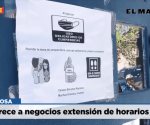 Favorece a negocios extensión de horarios