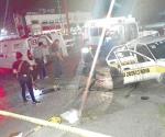 Muere pasajero de taxi