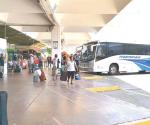 Operan autobuses a 50% de capacidad