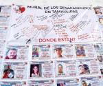 Crean mural para seguir buscándolos