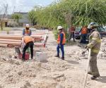 Obreros provocan una fuga de gas