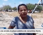 Olvidan plaza pública de Jarachina Norte