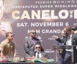 ´Canelo´ y Plant se lían a golpes en conferencia