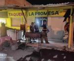 Atentan con fuego contra taquería, culpan a ´El Huarache´