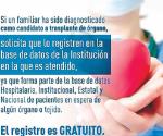 Promueve Salud la donación de órganos