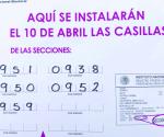 Colocan carteles para la revocación