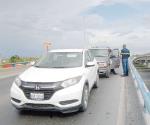 Chocan frente al Cuartel Militar