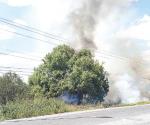 Incendio pone en riesgo parque industrial