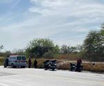 Motociclista lesionado en percance