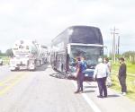 Prensa autobús a conductor