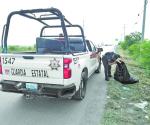 Movilizan a policías por bolsa de basura