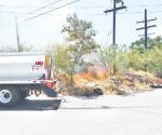 Movilización por fuego en baldío