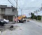 Lesionada en choque y volcadura