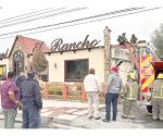 Pánico por incendio en cocina