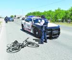 Embisten a ciclista en la Ribereña