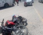 Motociclista herido en accidente vial