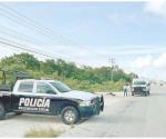 Hallan 4 cuerpos en carretera de Cancún