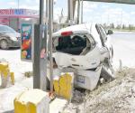 Le falla pericia al cambiar de carril